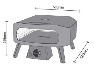 Forno Pizza Cozze 13” a Gas 30mbar Acciaio inox