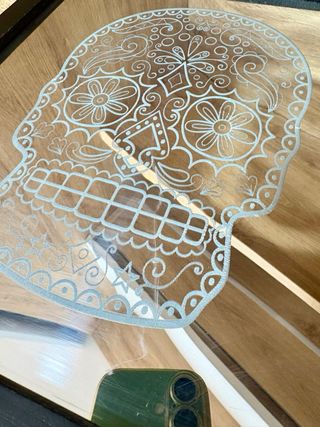 Cuadro Espejo Catrina LED 27,5x30x3 cm