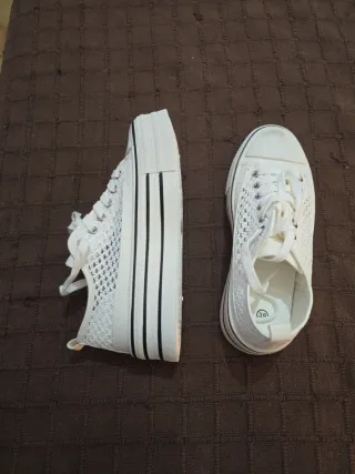 Zapatillas blancas mujer T39