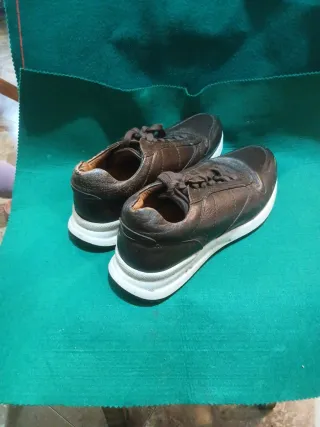 Zapatos de Piel Marrones Talla 42