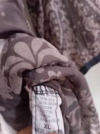 Blusón Seda/Algodón Talla XL