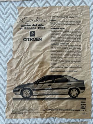 Periódico Citroen Xantia 1994