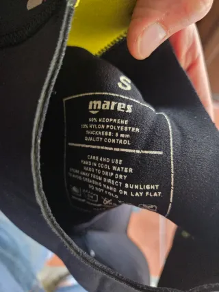 Capucha Mares 5mm Neopreno Talla S
