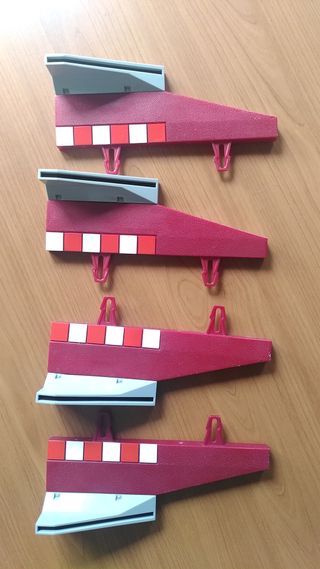 2 sets borde cierre con barrera Scalextric 20050