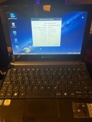 Packard Bell portátil con Lubuntu