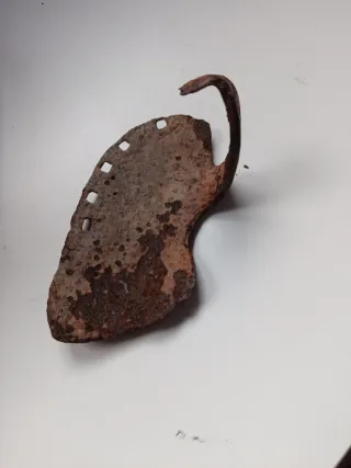 Herradura antigua de vaca