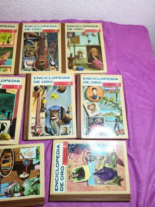 Lote enciclopedia de oro
