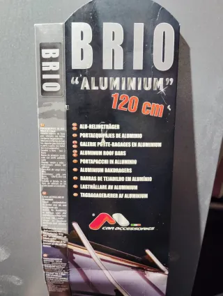 Barras portaequipajes techo coche