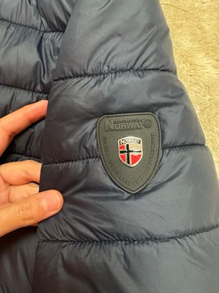 Chaqueta Geographical Norway azul acolchada