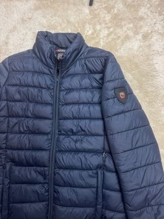 Chaqueta Geographical Norway azul acolchada