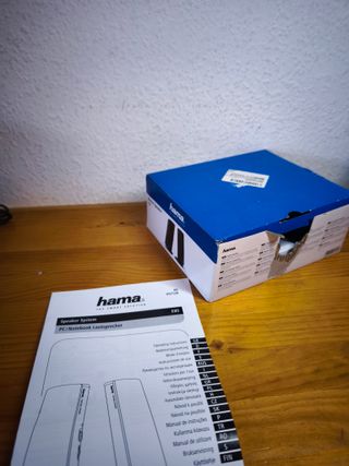 Altavoces Hama E80  ¡NUEVOS A ESTRENAR!