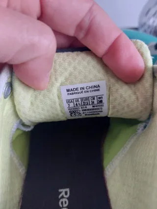 Zapatillas Reebok Mujer Beige y Turquesa