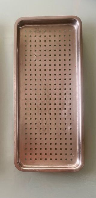 Autoclave bandejas de acero inoxidable