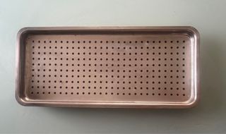 Autoclave bandejas de acero inoxidable