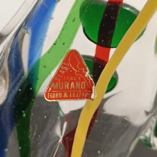 Pagliaccio Murano Multicolore
