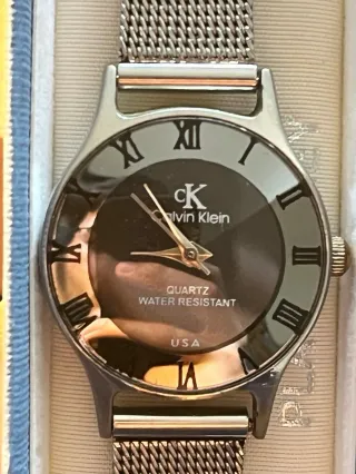 Reloj Calvin Klein Negro y Plateado