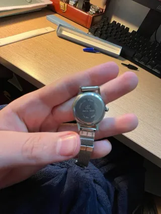 Reloj Calvin Klein Negro y Plateado