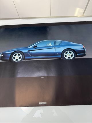 Poster originale Ferrari 456 GT 1993