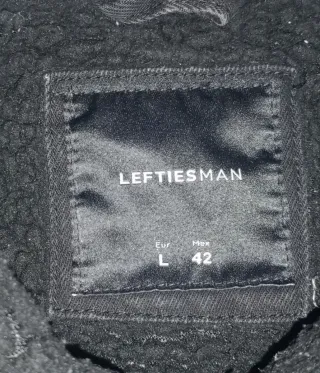 Chaqueta vaquera Lefties Negra Talla L