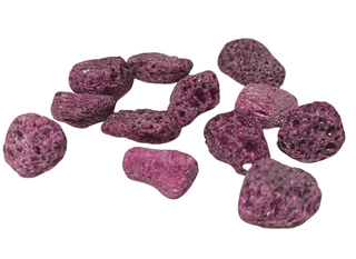 Corindón Rojo Poroso (Rubí)