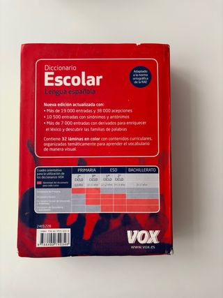 Diccionario Escolar de la Lengua Española