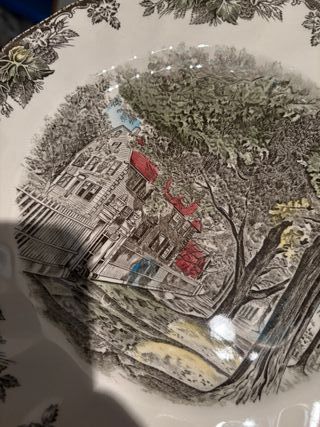 Juego 12 Platos Vintage Johnson Bros