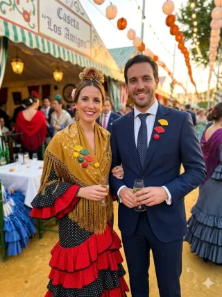 Pines y broches para la feria