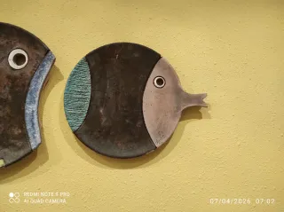 Platos decorativos de cerámica para pared