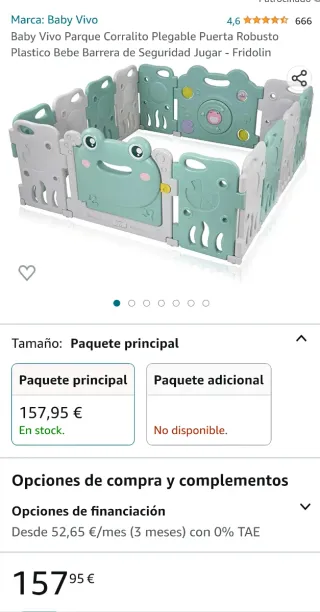 Parque infantil Fridolin Baby Vivo