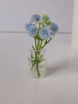 fiori azzurri Barbie shabby chic