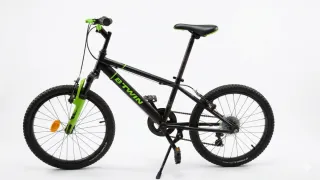 Bicicleta Infantil B'TWIN Negra y Verde