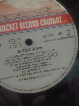 Vinilo Elton John - Heart
