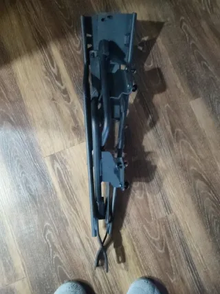 Estantería metálica negra plegable