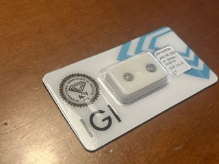 2 Diamantes IGI 0.95 Ct O-P VLG