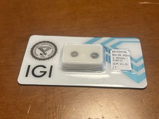 2 Diamantes IGI 0.95 Ct O-P VLG