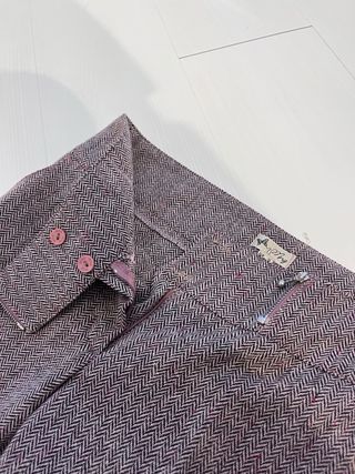 Pantalones Vintage de Lana Mango