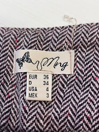 Pantalones Vintage de Lana Mango