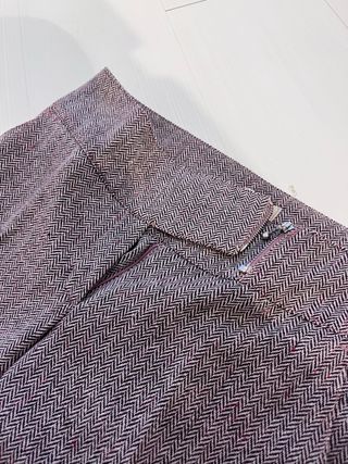 Pantalones Vintage de Lana Mango