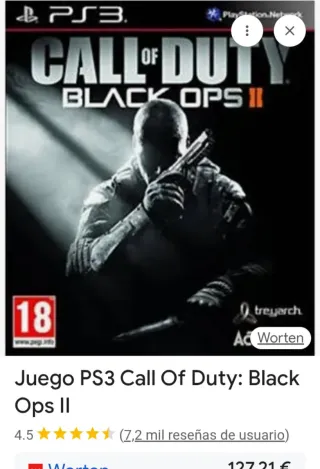 Juego PS3: Black Ops II