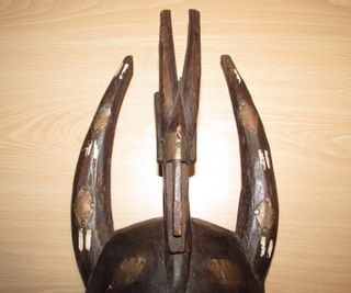 Máscara Bambara Bamana Markha Chiwara 48 cm