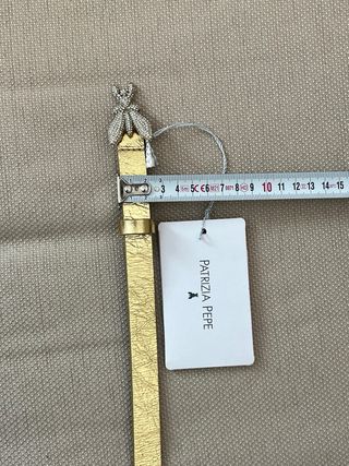 Cintura Patrizia Pepe vera pelle XS