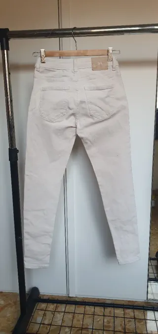 Jeans Zara Beige Donna