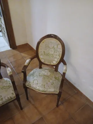 Sillones antiguos estilo Luis XV