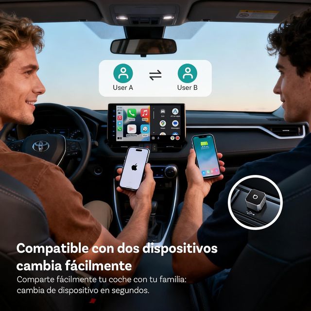 Adaptador CarPlay Inalámbrico USB C