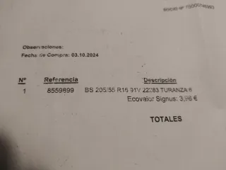 Rueda Bridgestone 205/55 R16 91V