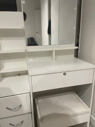 Tocador Hollywood con Silla