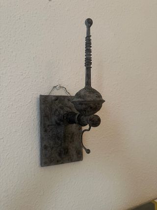 Colgador rústico metal pintado