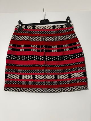Falda Zara Estampado Geométrico