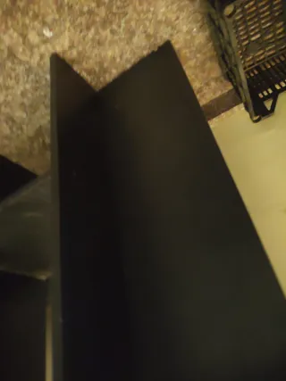 Mueble para acuario negro