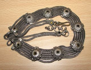 Collar choker bereber africano Marruecos años 80
